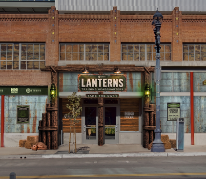 HBO Max Lanterns Training Headquarters immersive fan experience exterior at San Diego Comic-Con 2026