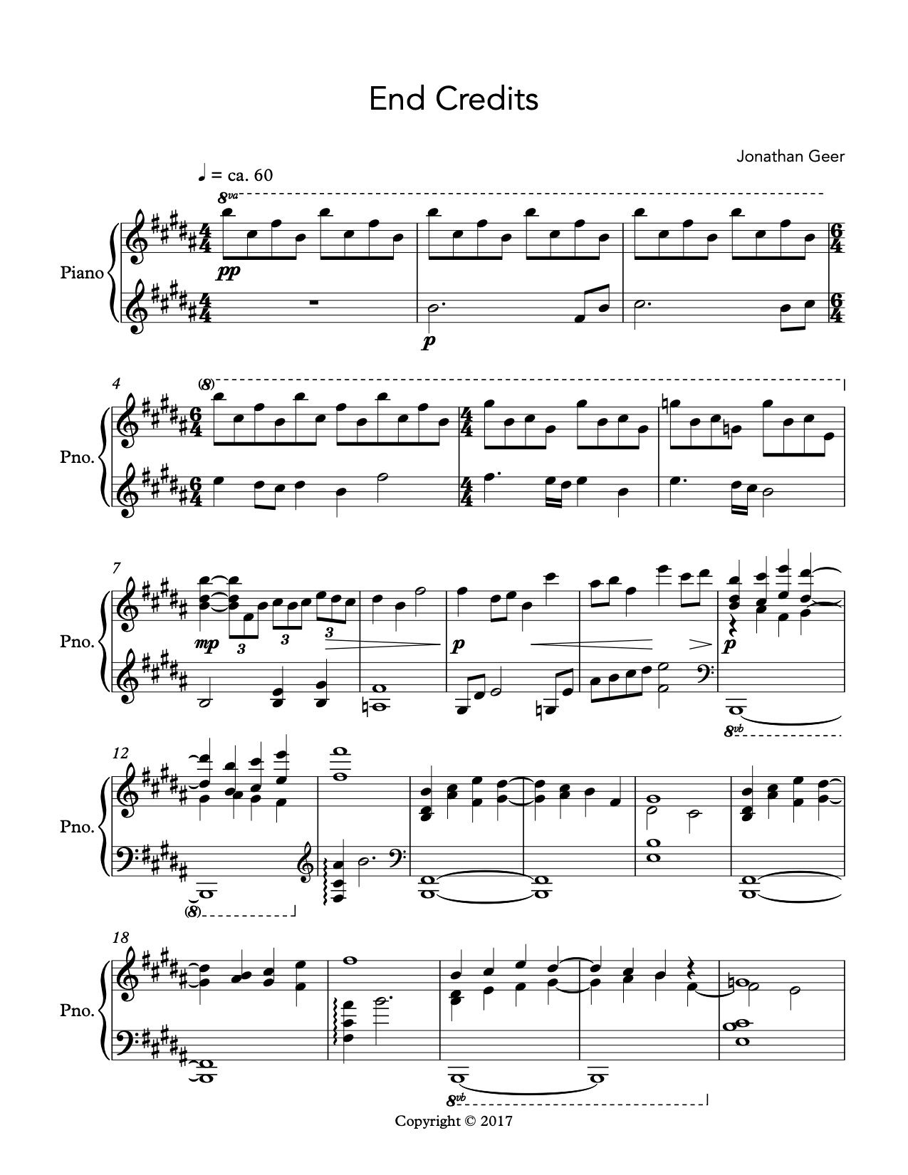 End Credits from Owlboy