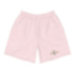 Thumbnail: Men's Tropical Pink Pineapple Athletic Shorts