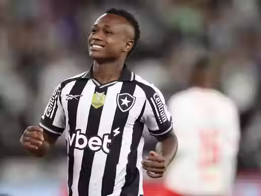 Nathan Fernandes, em atuação pelo Botafogo