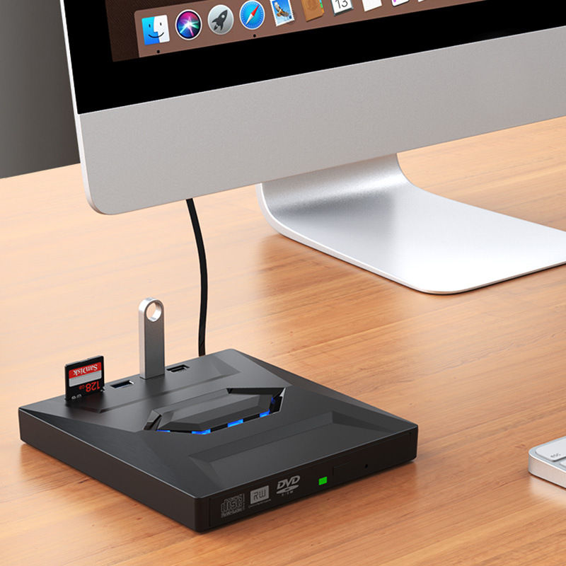 Thumbnail: 5-in-1 USB 3.0 Type-C External DVD Drive for Laptops