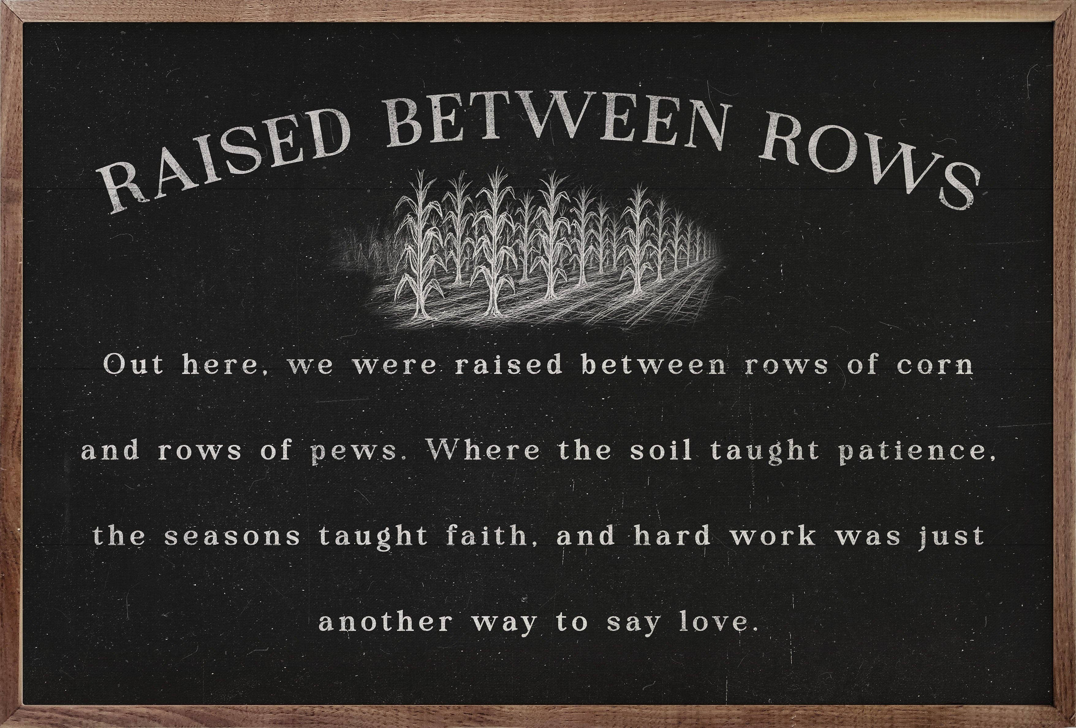 Raised Between Rows (8 x 5)