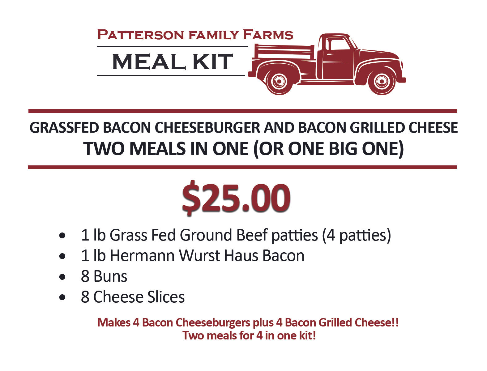 MK -  Bacon Cheeseburger & Bacon Grilled Cheese