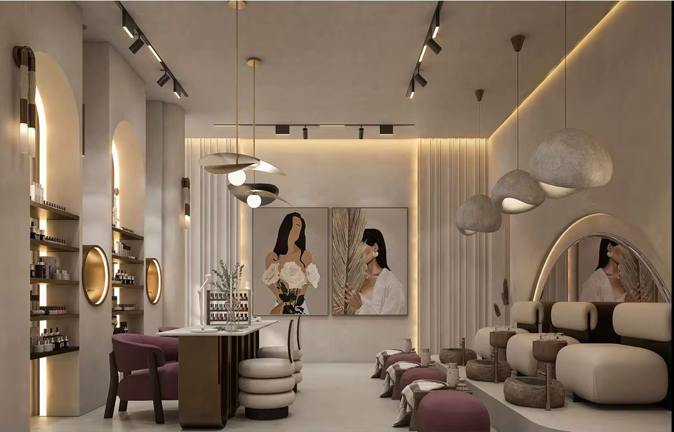 KRX Salon Design & Furniture fitout