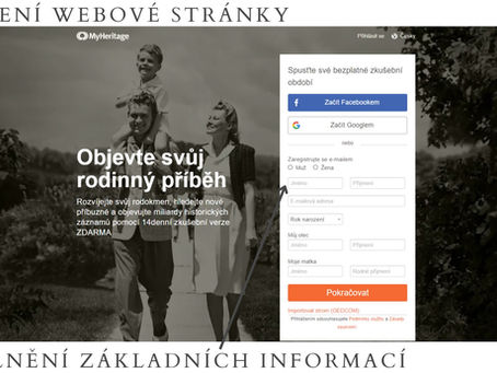 Objevte své předky pomocí MyHeritage - Jak na to! 1. část 