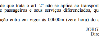 ANTT - Reajuste Tarifário - Resolução Nº 5.369 (29/06/17)