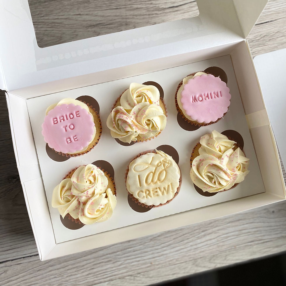 Thumbnail: 6 Personalised Cupcakes - Collection Only
