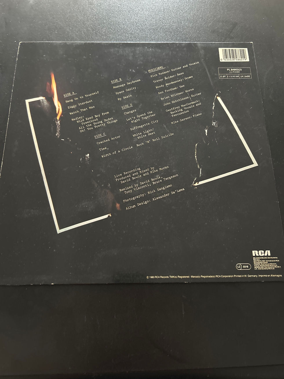 Thumbnail: David Bowie - Ziggy Stardust - The Motion Picture - VG+/VG+