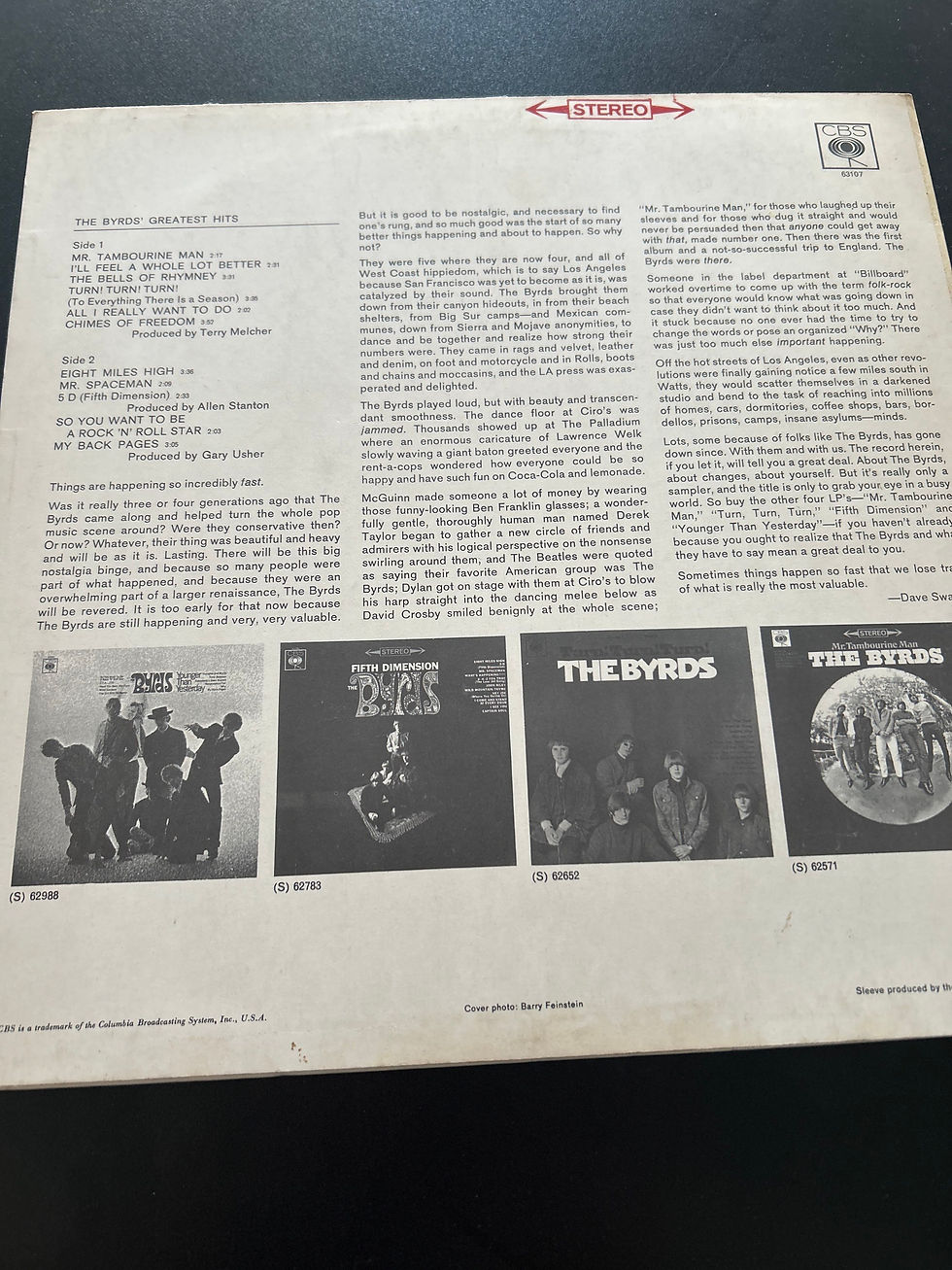 Thumbnail: The Byrds - Greatest Hits - VG+/VG+