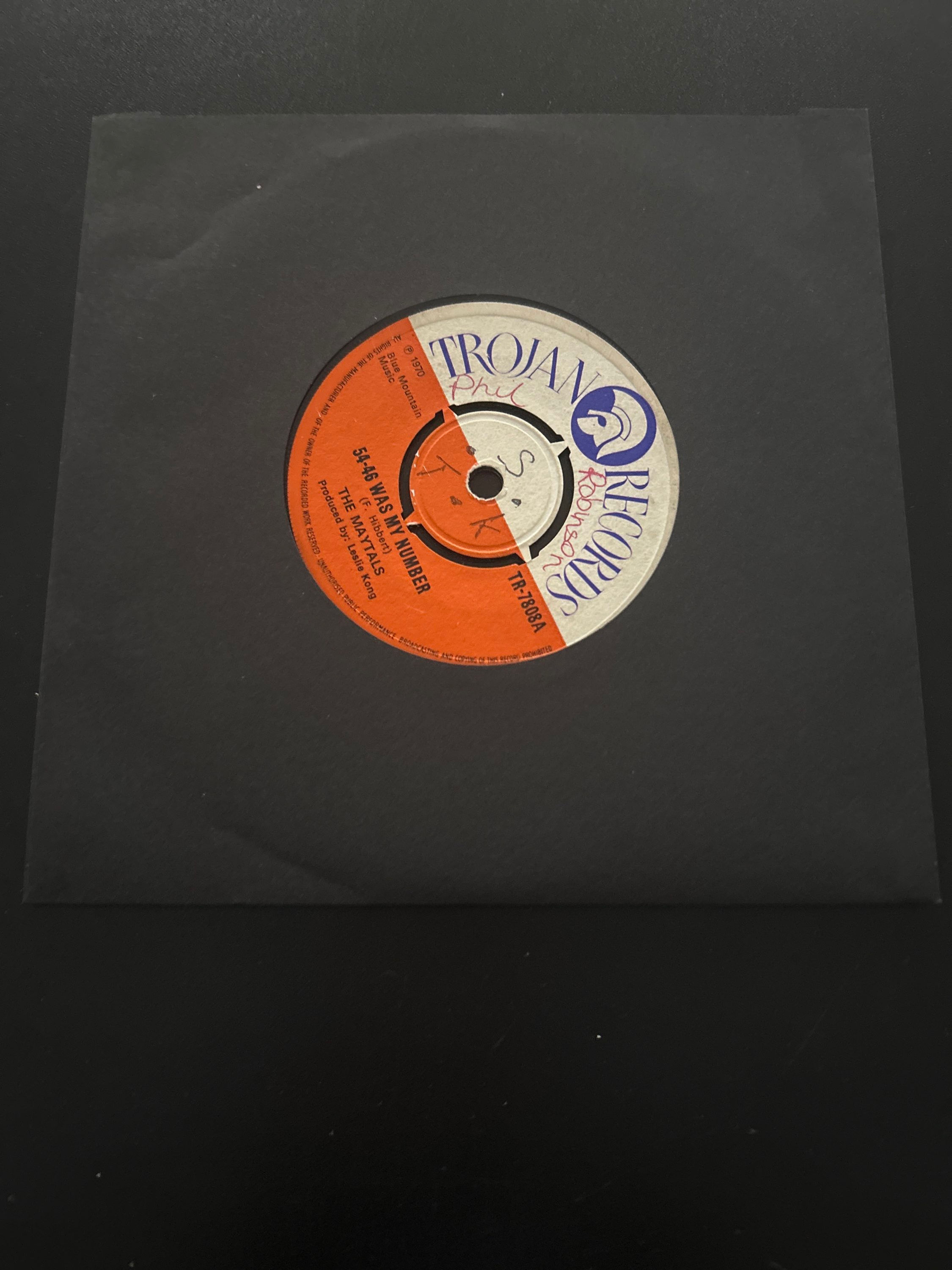 54-46 Was My Number - The Maytals- G/Gen sleeve