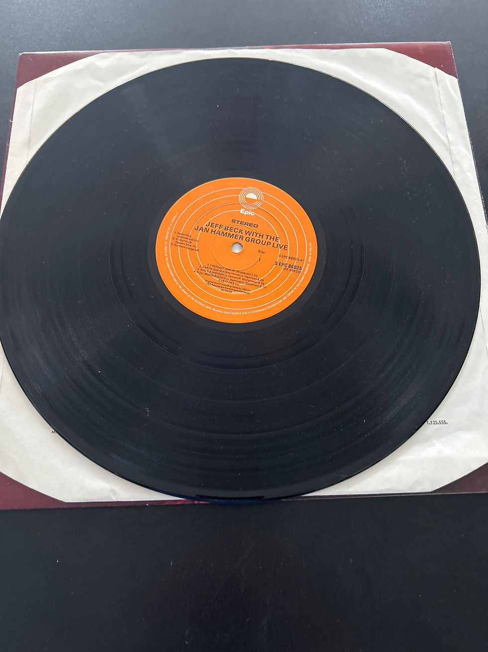 Thumbnail: Jeff Beck - With The Jan Hammer Group live - VG+/VG+
