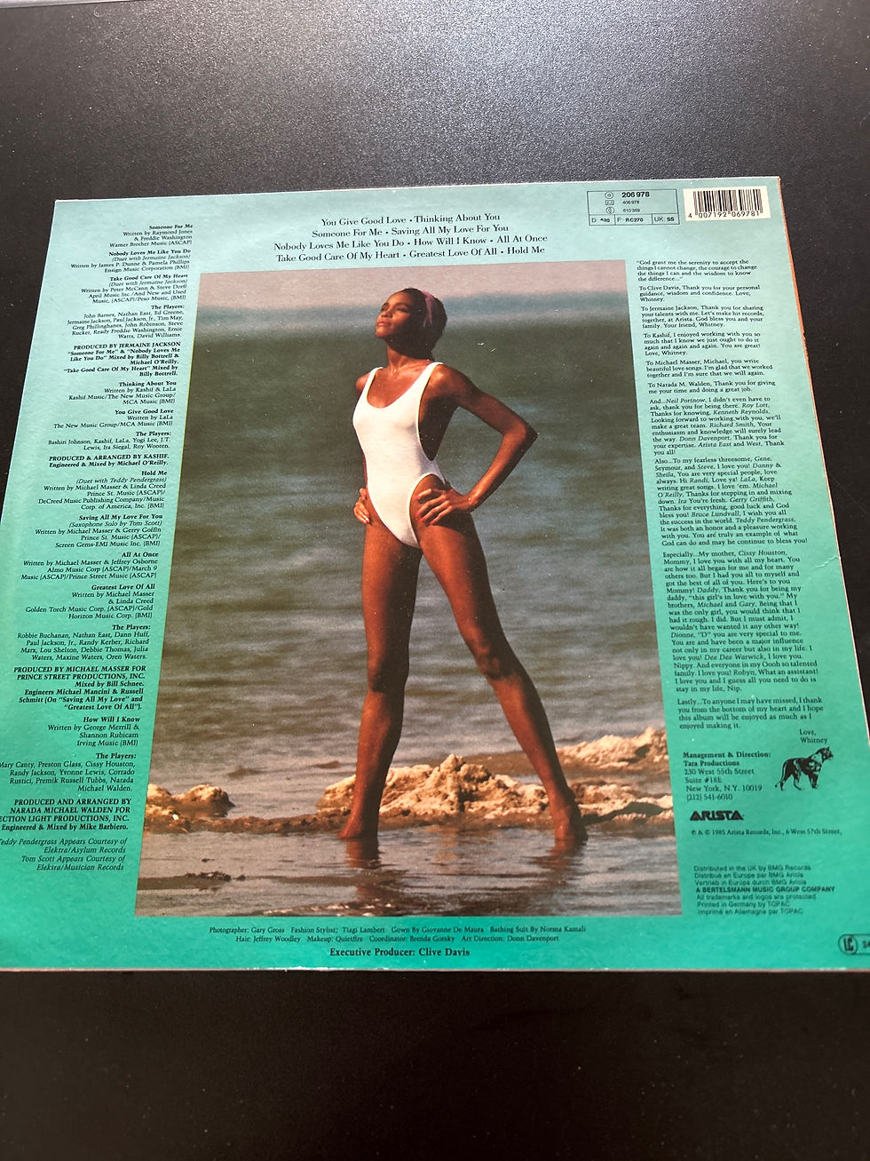 Thumbnail: Whitney Houston - Whitney Houston - VG+/VG+