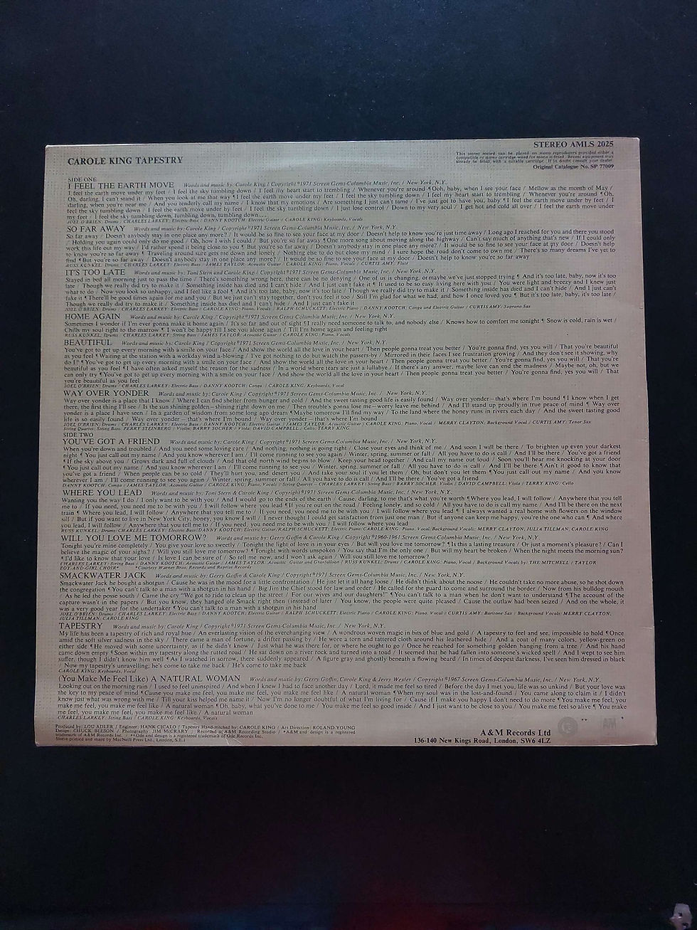 Thumbnail: Carole King - Tapestry - VG+/VG+