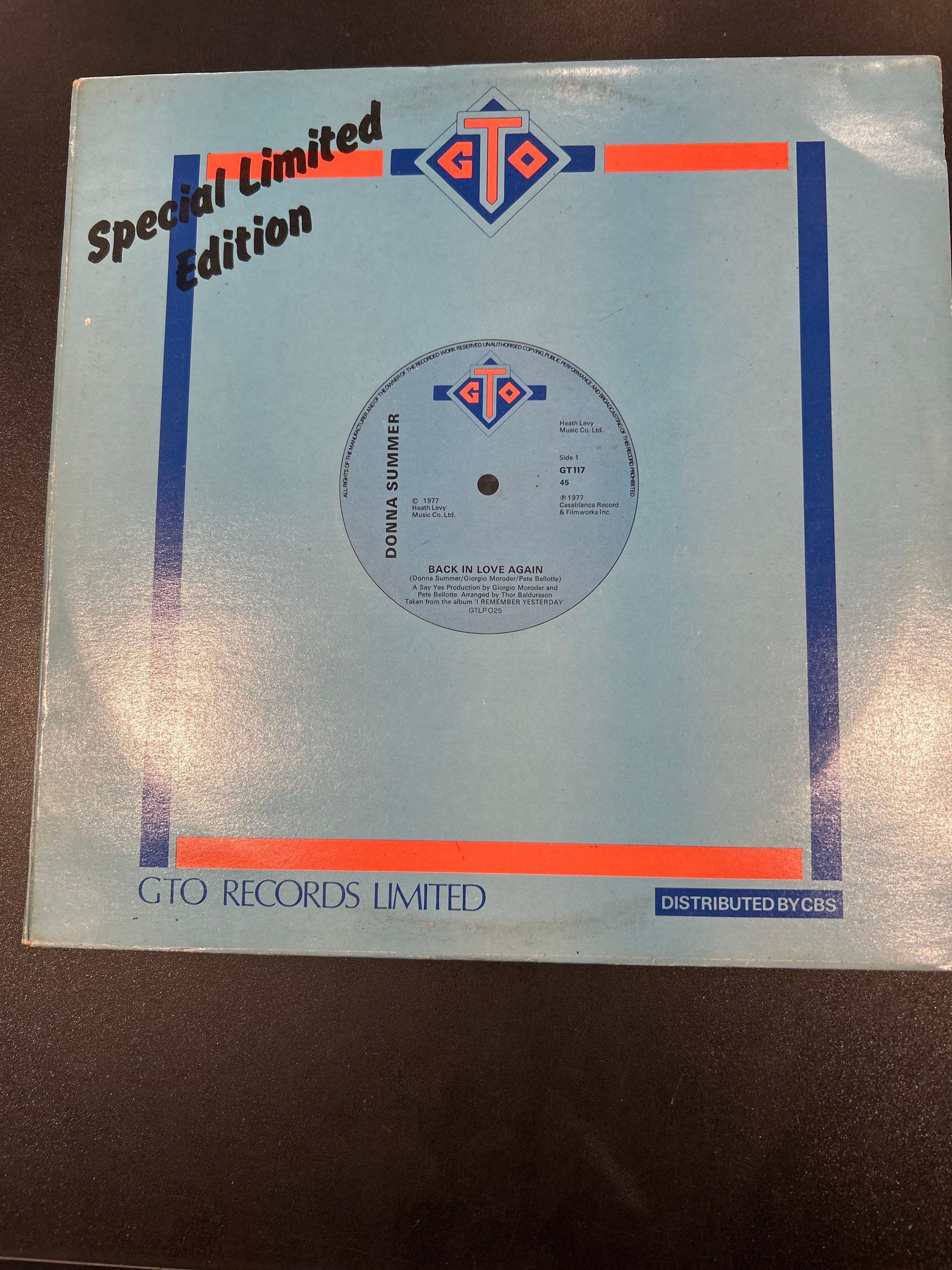 Donna Summer - Back in Love Again - VG+/GEN