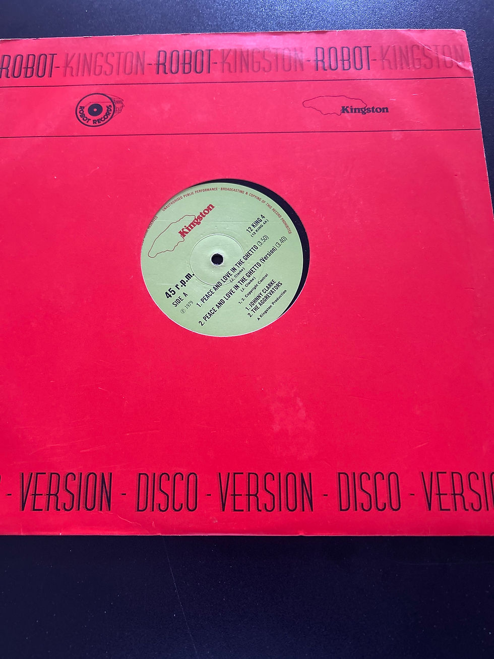 Thumbnail: Johnny Clarke - Peace And Love In The Ghetto - EX/VG+