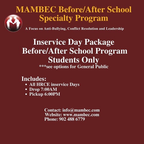 Before/After School In-Service Day Package - Returning Students Only ...