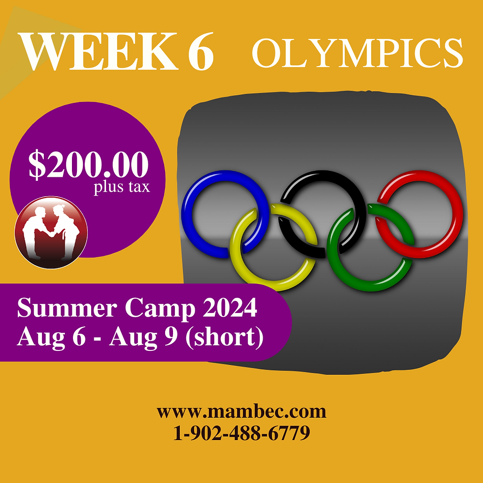 Thumbnail: 2026 SUMMER CAMP Wk 6: Aug 10–14 Olympics Openings 