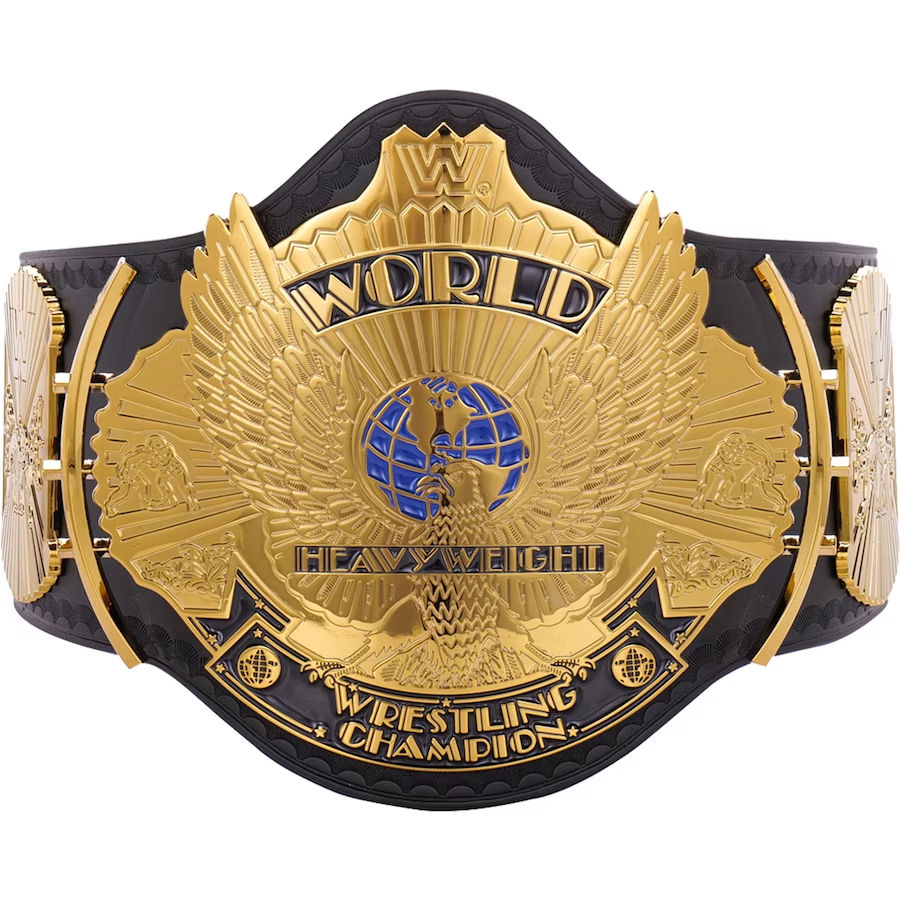 WWE Winged Eagle Gold Plated Championship Replica Title - Version 2