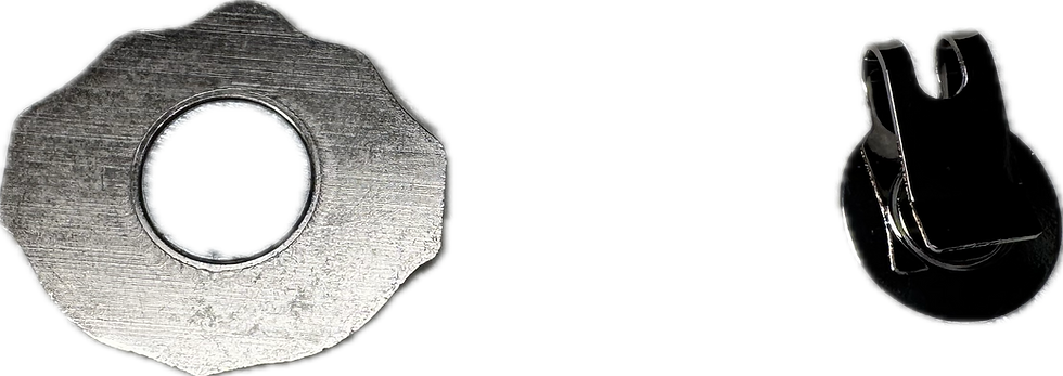 Thumbnail: SILVER - Big Gold Hat Clip