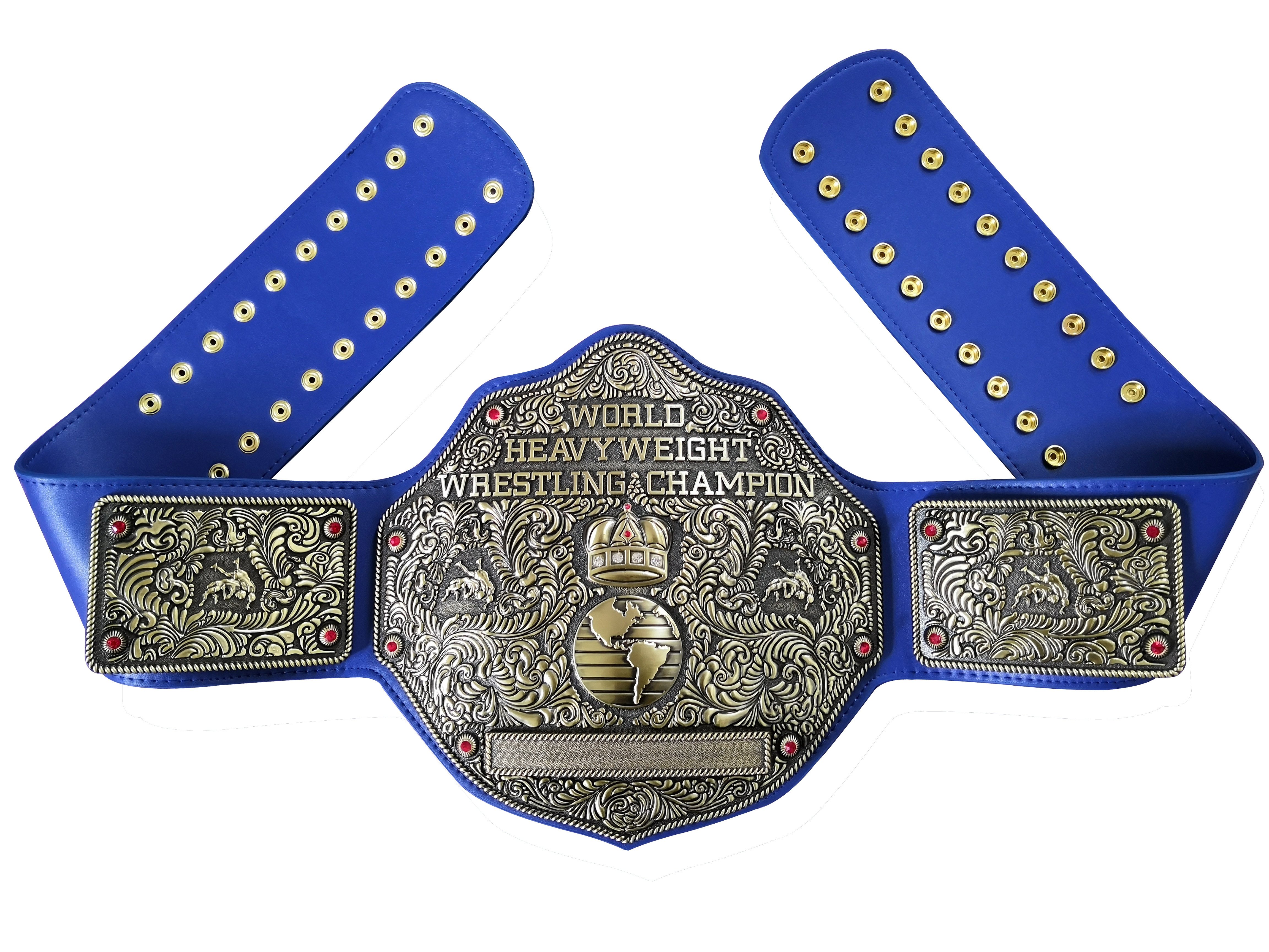 Imperfect Antique Big Gold World Heavyweight Championship Belt Fandu