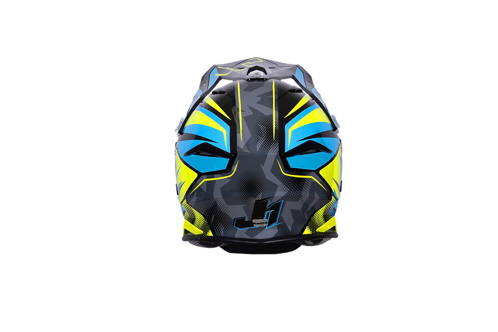 ภาพขนาดย่อ: J39 Revo Blue Fluo Yellow Black Gloss
