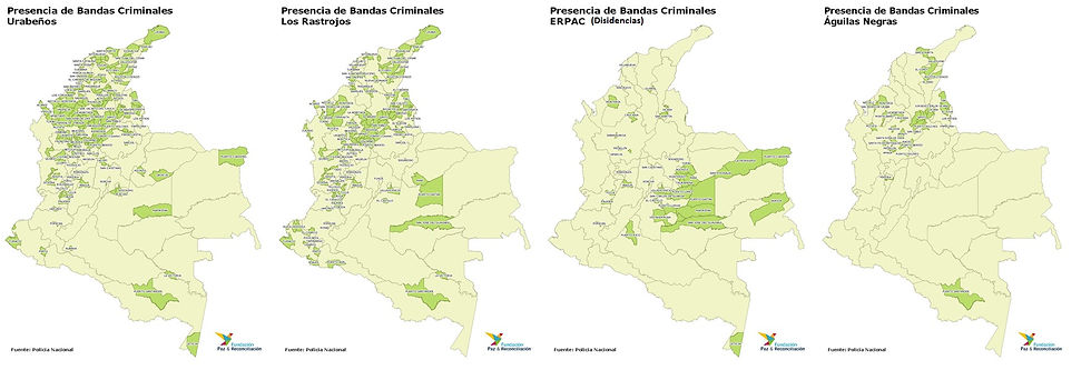 mapas bacrim