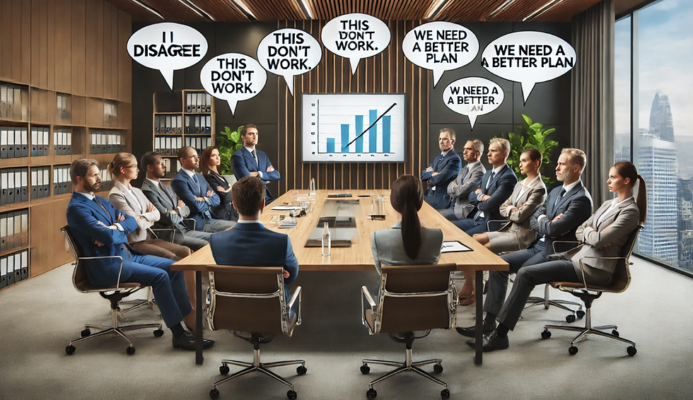 change resitance in a meeting