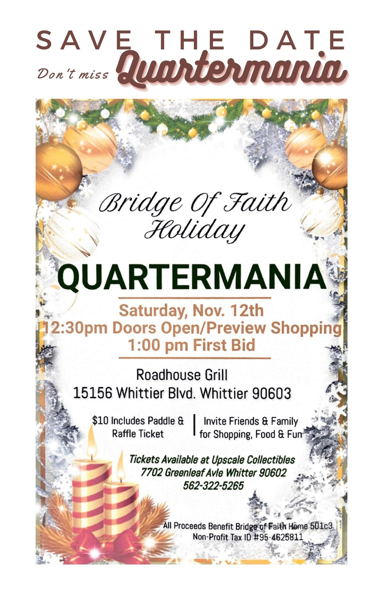 Bridge of Faith Holiday Quartermania | Bridge of Faith