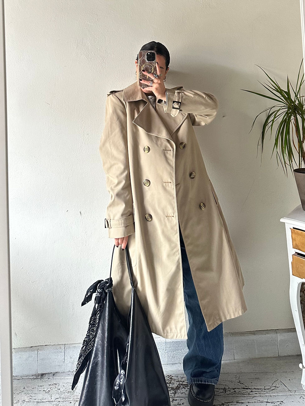 Miniatura: Perfect khaki trench coat 