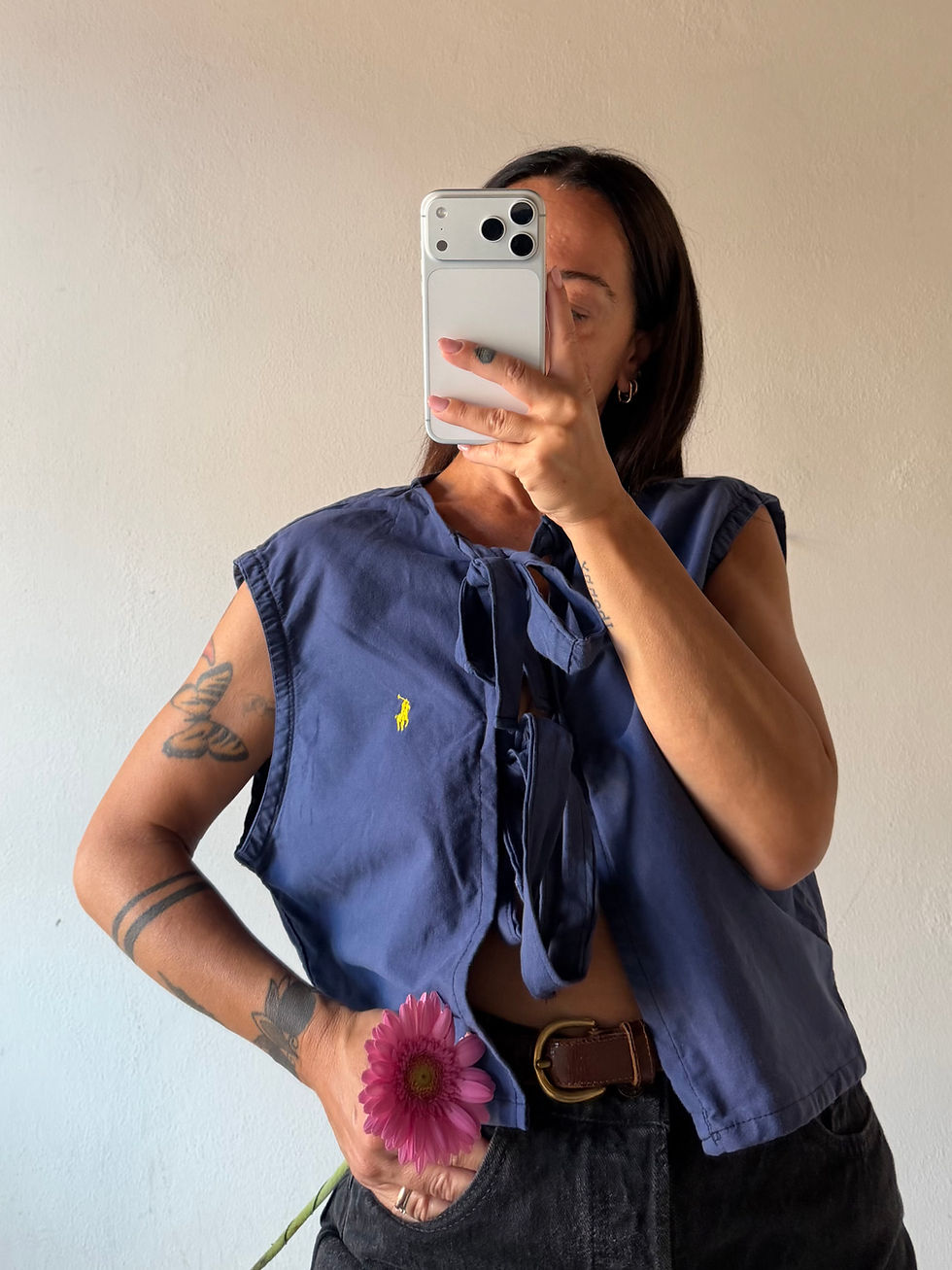 Miniatura: Ralph Lauren lace up shirt