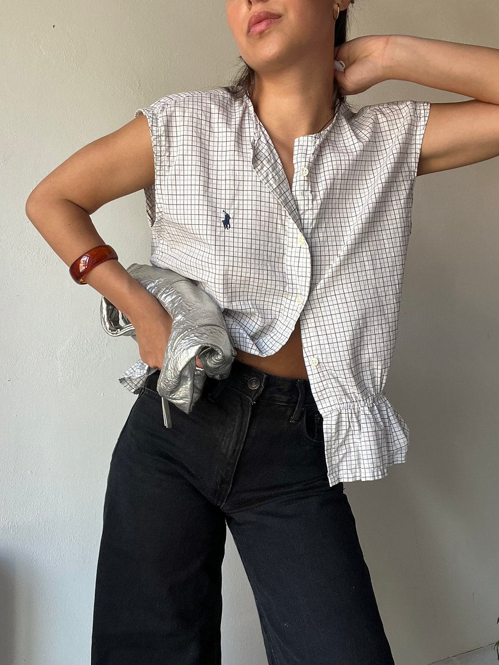 Ralph Lauren flounce shirt