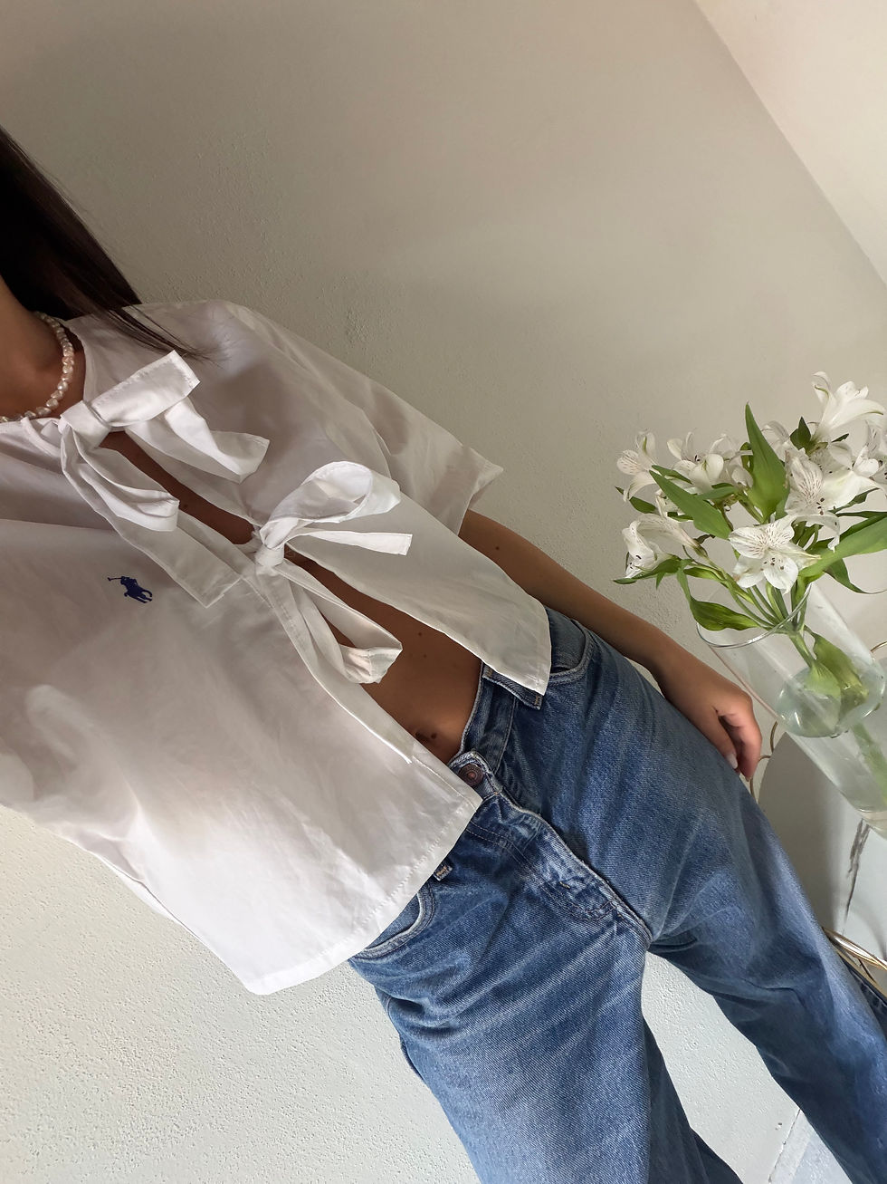 Miniatura: Ralph Lauren lace up shirt