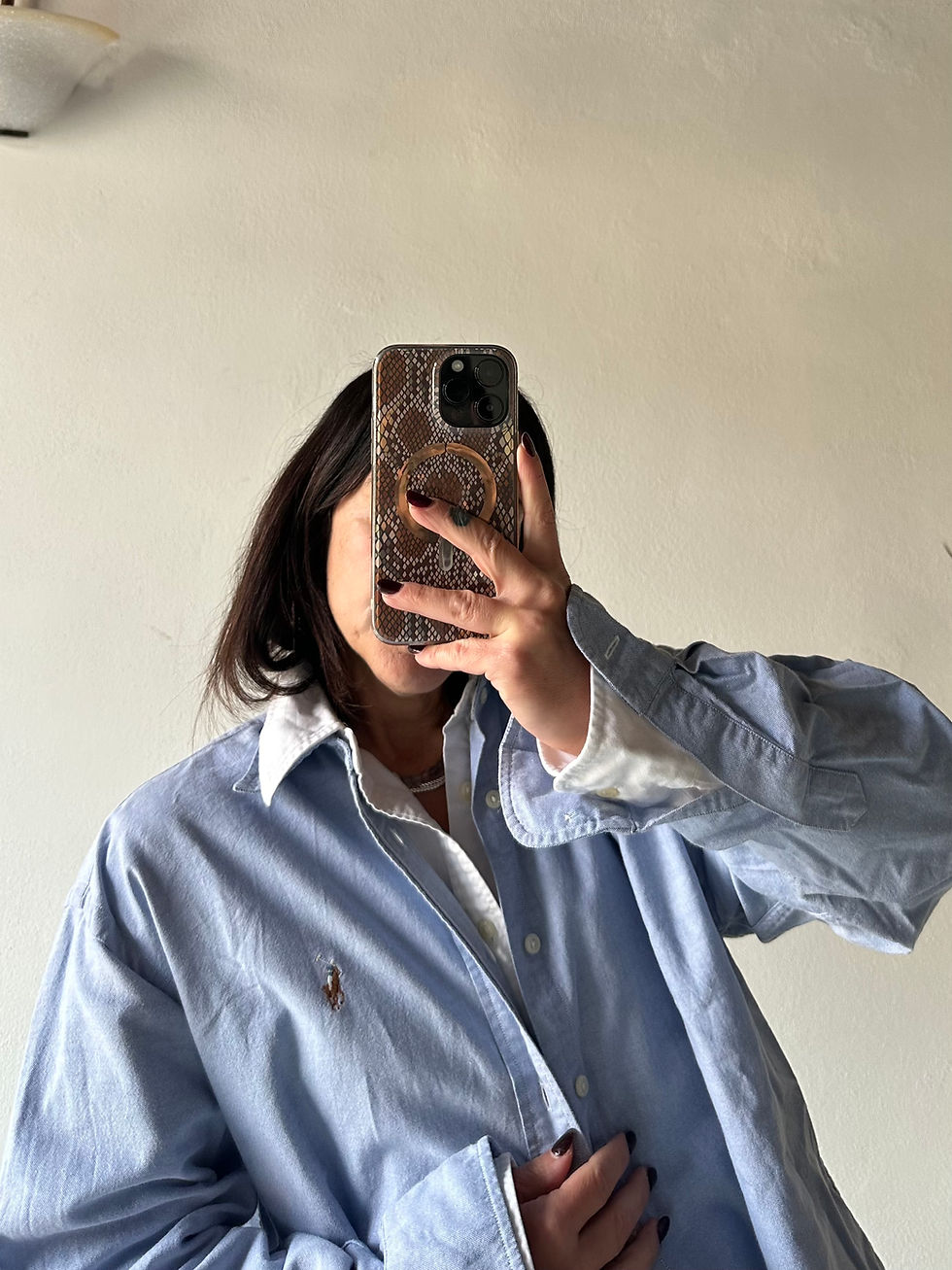 Miniatura: Ralph Lauren light blue basic shirt