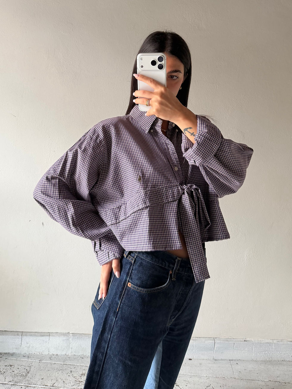 Miniatura: Ralph Lauren flake micro check shirt 