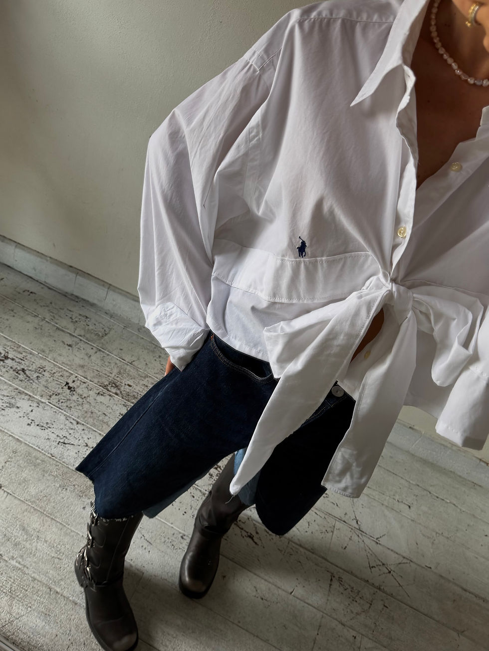 Miniatura: Ralph Lauren flake white shirt 