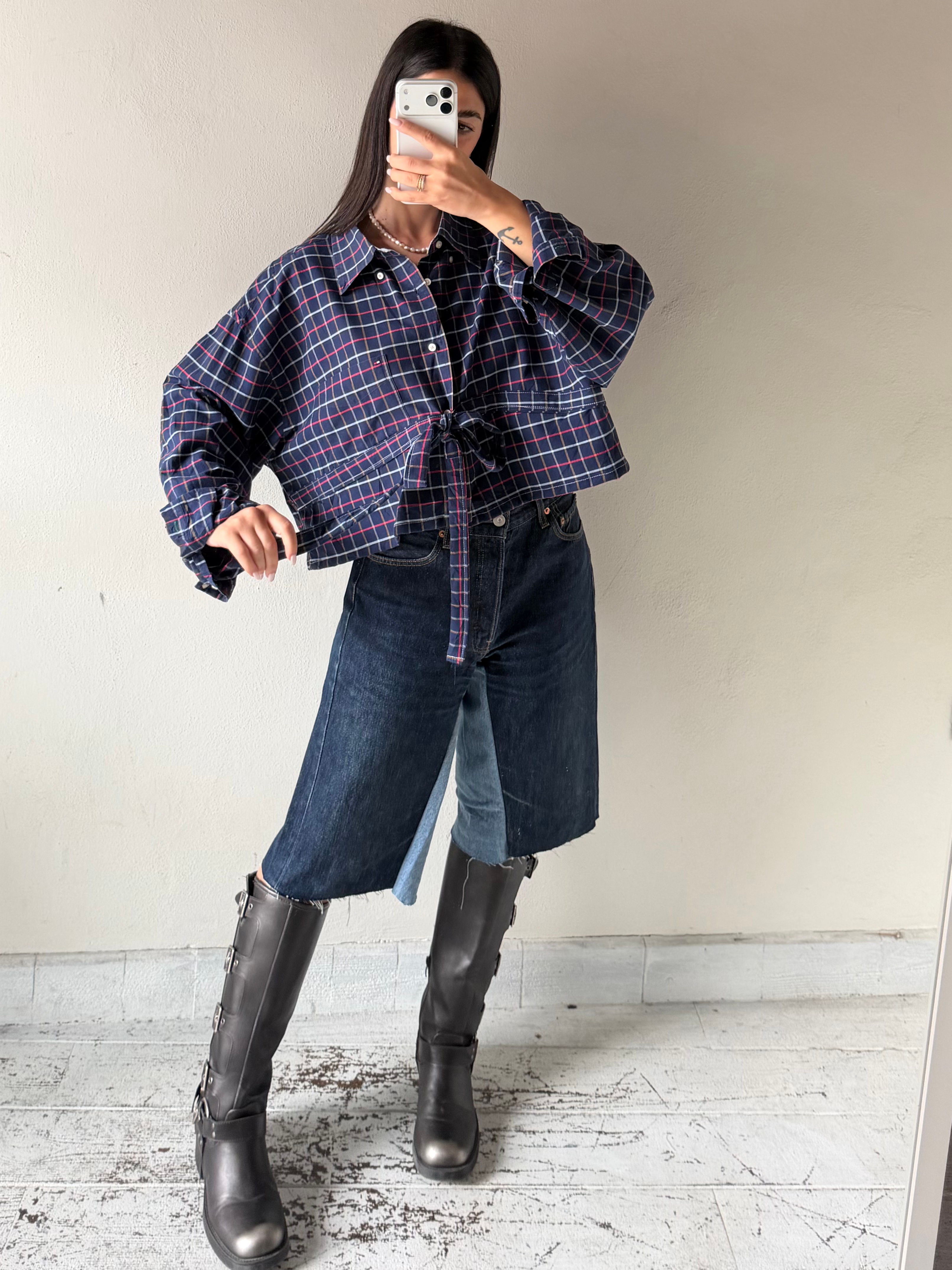 Tommy Hilfiger flake checked shirt