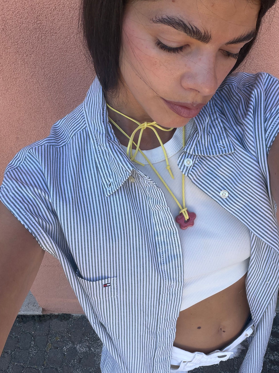 Miniatura: Tommy Hilfiger stripes sleevless shirt