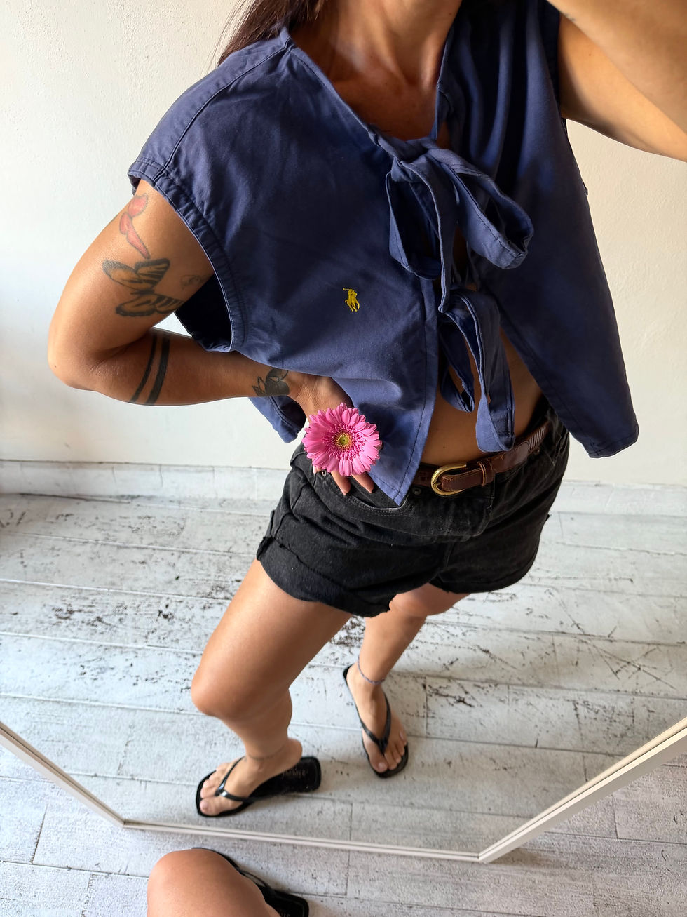 Miniatura: Ralph Lauren lace up shirt