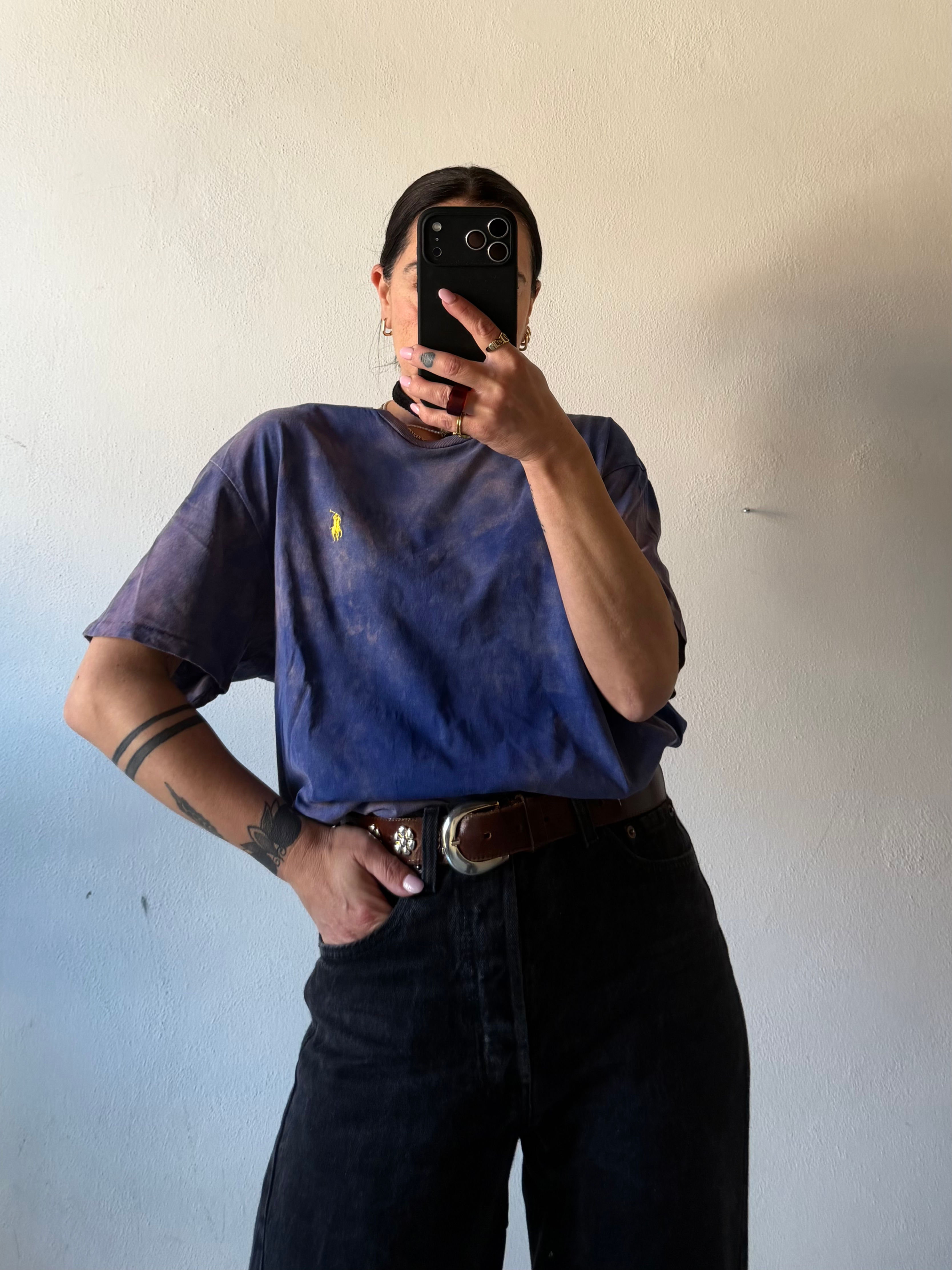 Ralph Lauren blue tie dye t-shirt