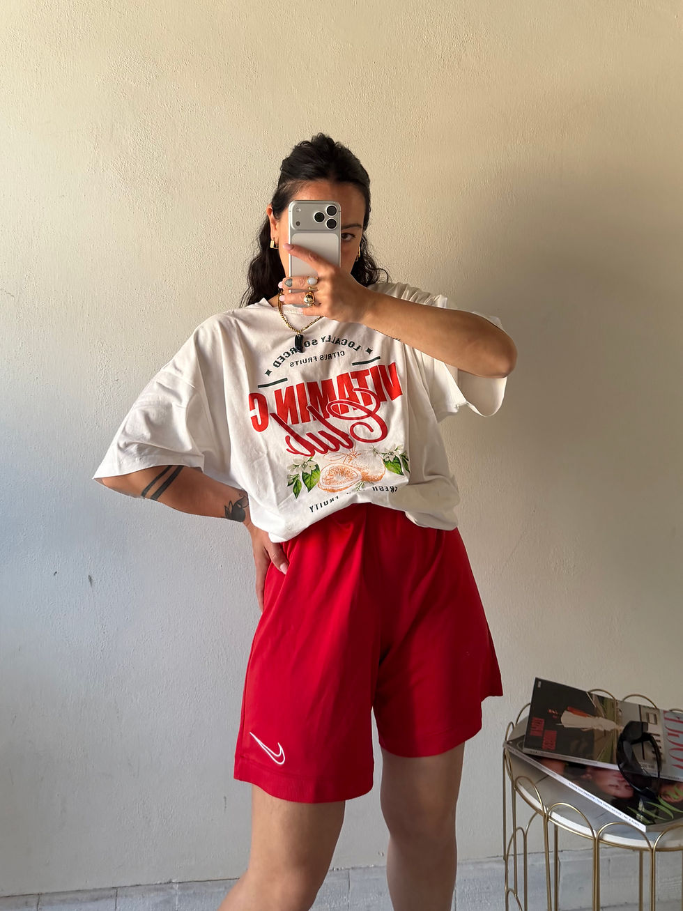 Miniatura: Nike red track shorts 