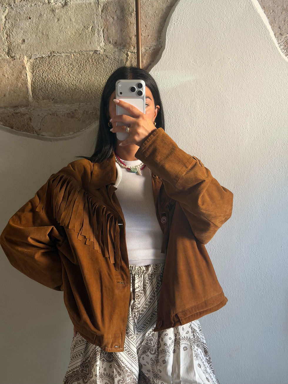Miniatura: Real leather suede jacket 