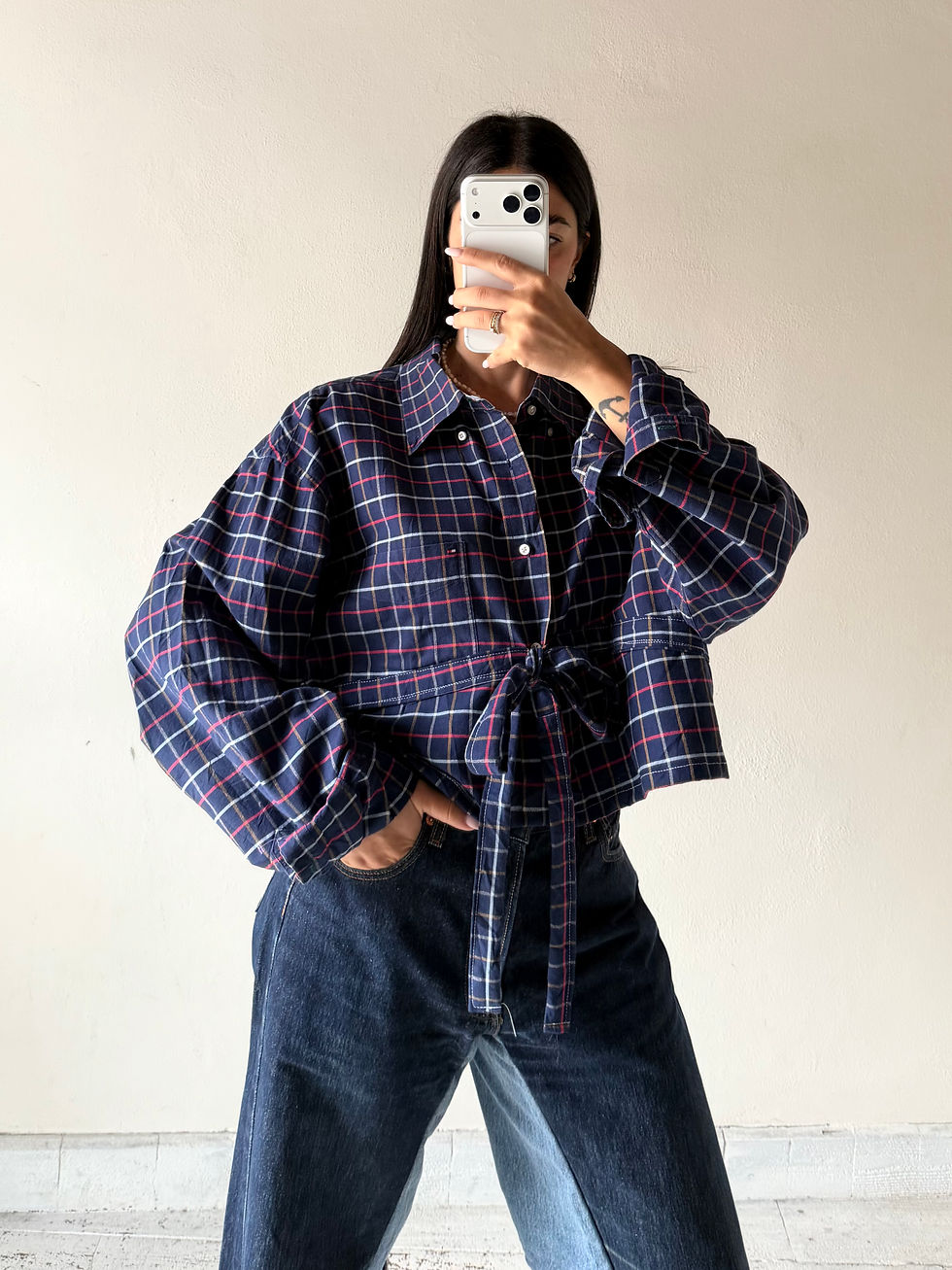 Miniatura: Tommy Hilfiger flake checked shirt