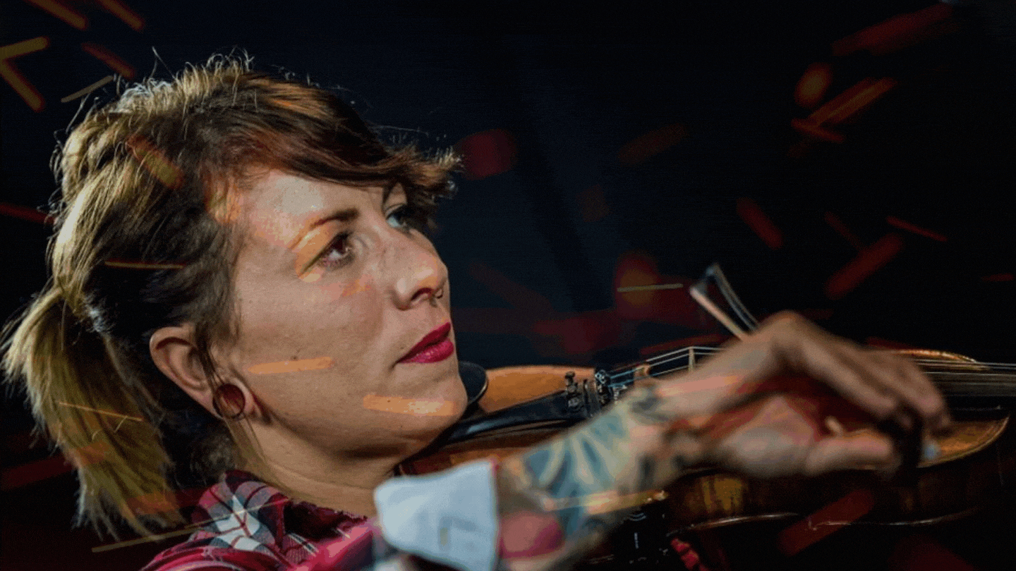 Jessica Delot violoniste Creatures de talent .gif
