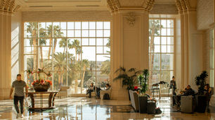 Warm hotel lobby - shot by Zoshua Colah