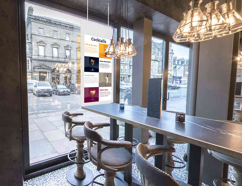 Hanging Double-Sided Window Displays - A