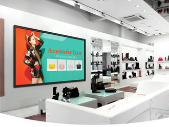 Novo Display Digital Comercial 4K