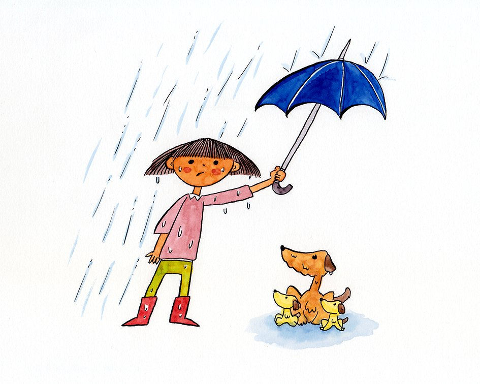 たまには雨にぬれてもいい
