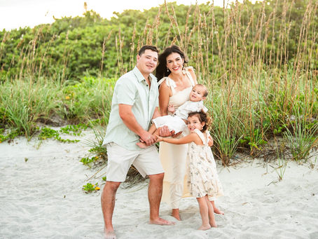 Christmas Family Photography in Cocoa Beach