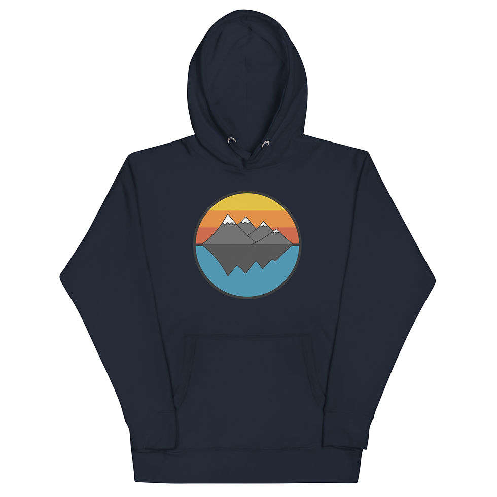 Thumbnail: Rocky Mountain Sunset Hoodie | Unisex Hoodie