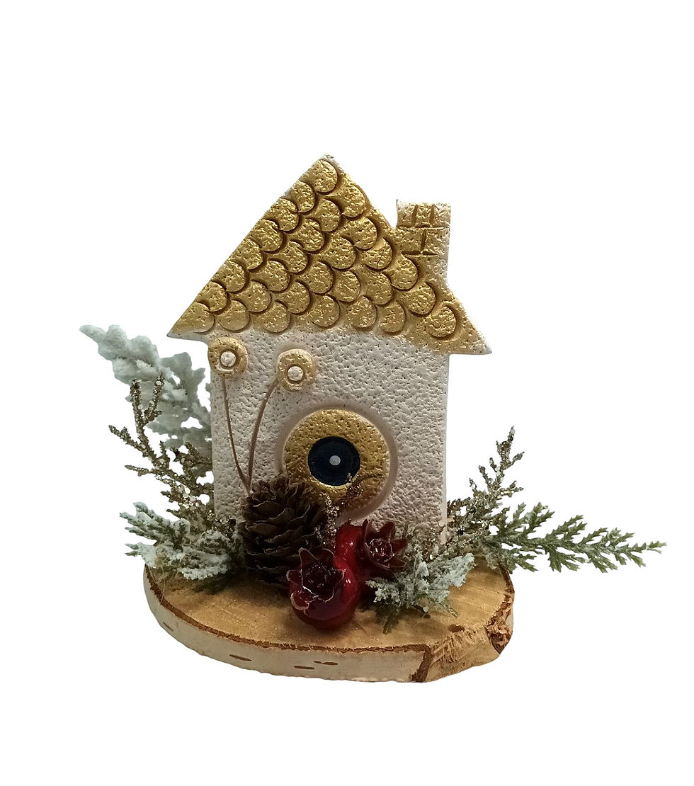 Επιτραπέζιο Χριστουγεννιάτικο Γούρι Σπίτι - KER.304